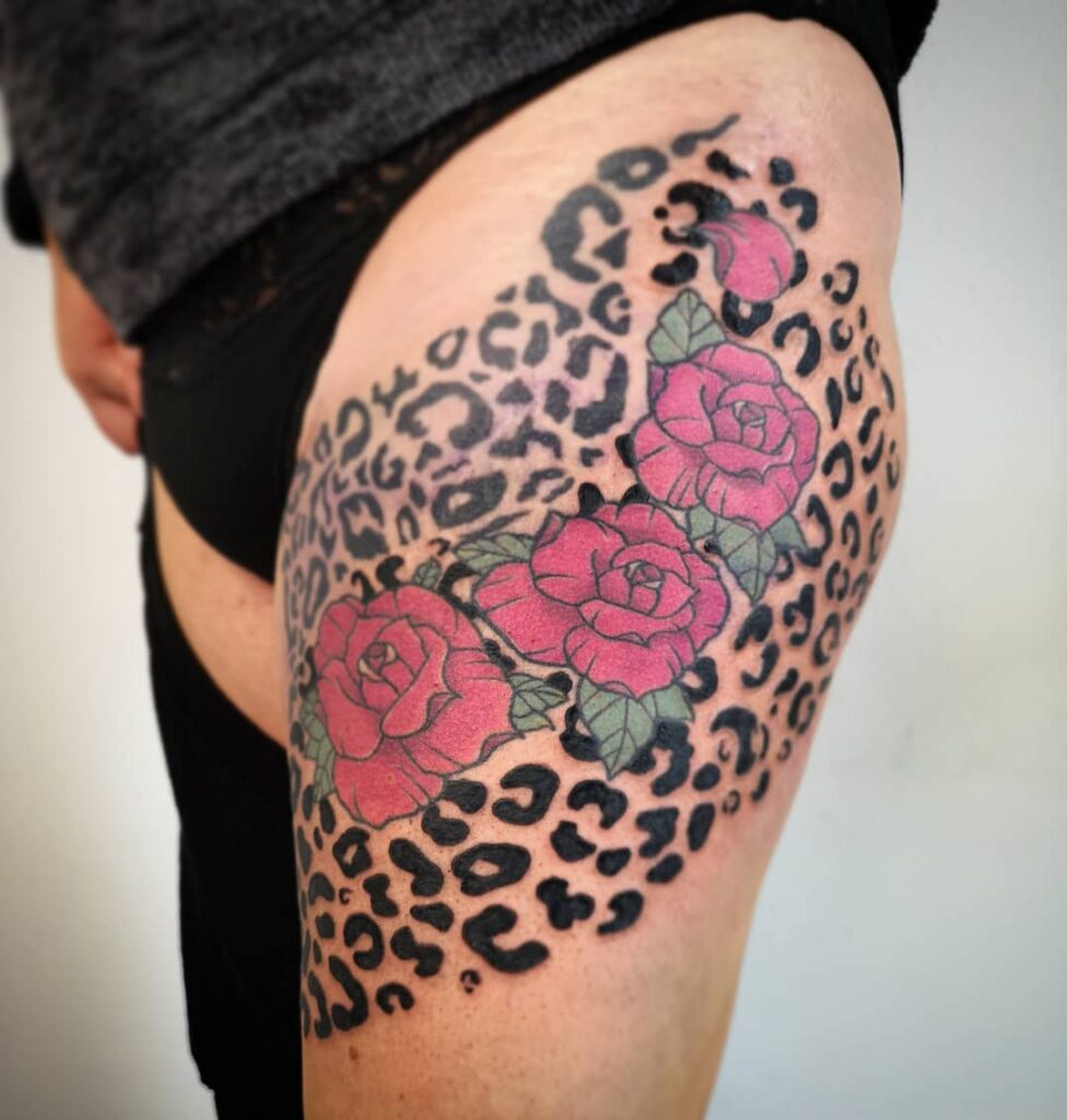 Prints and roses a fusion of wild and delicate