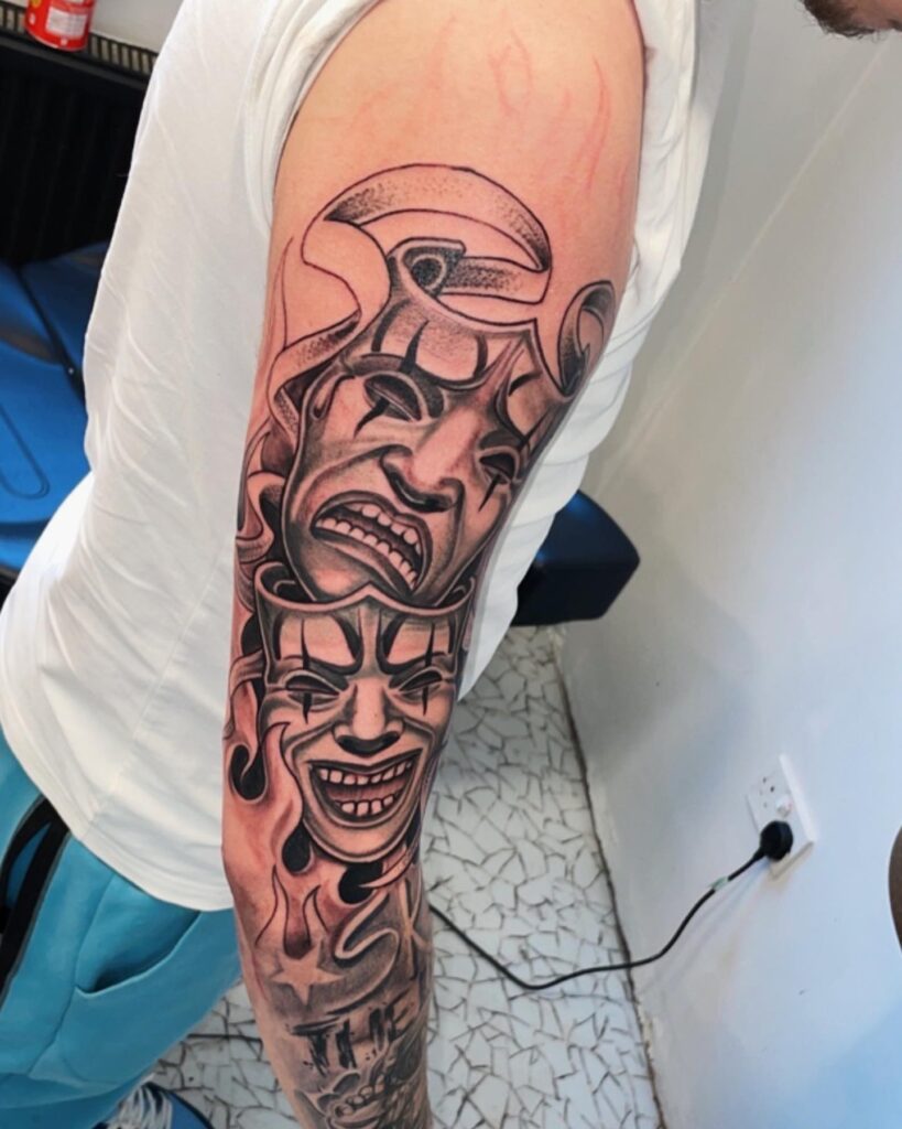 Quarter Sleeve Upper Arm Bicep Tattoo Making a Bold Statement 