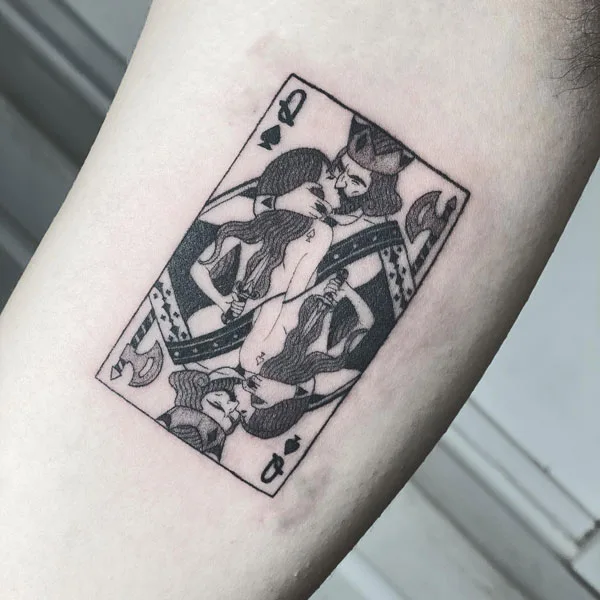 Queen of spade tattoo 12