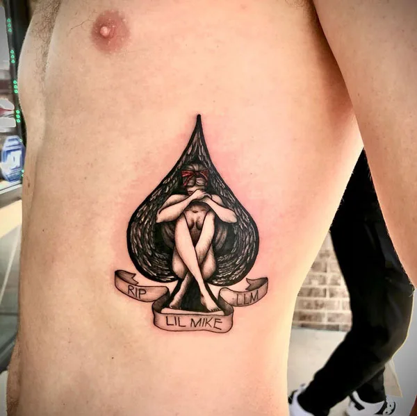Queen of spade tattoo 18