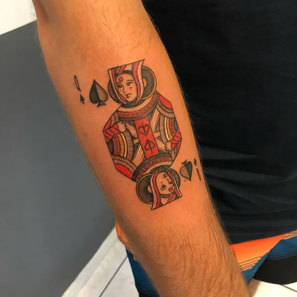 Queen of spade tattoo 2