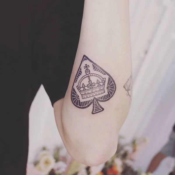 Queen of spade tattoo 21