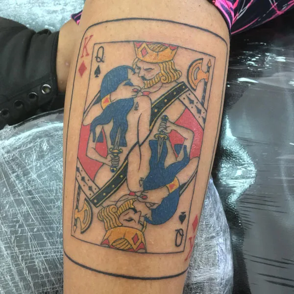 Queen of spade tattoo 26