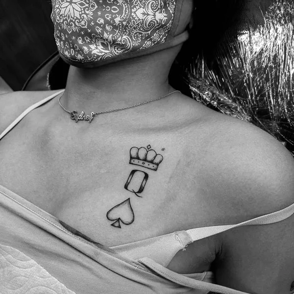 Queen of spade tattoo 31