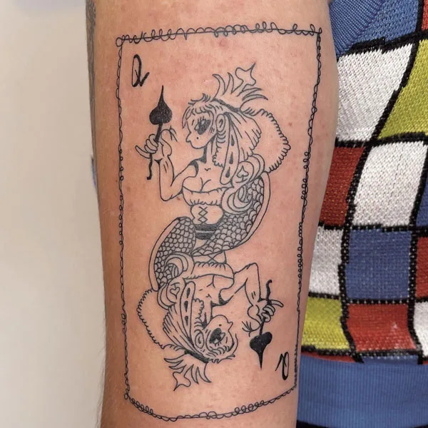 Queen of spade tattoo 33