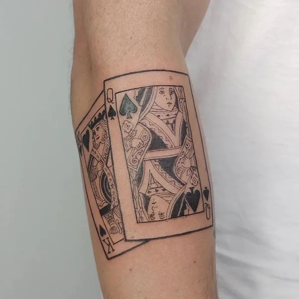 Queen of spade tattoo 6