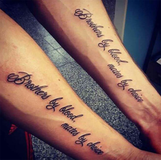 RIP brother quote tattoo