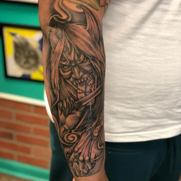 Reaper death seal tattoo 3