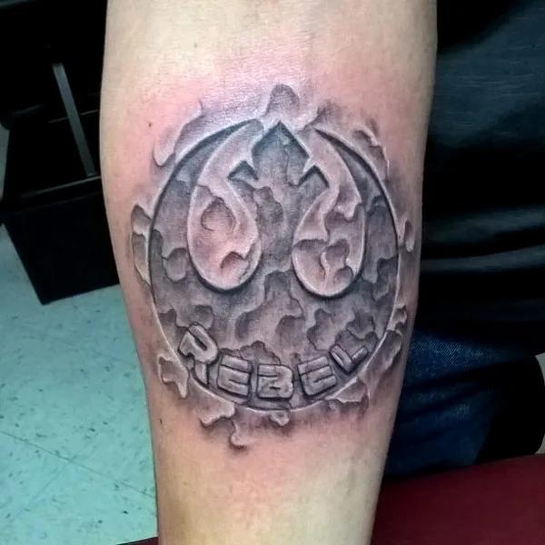 Rebel Star Wars Tattoo 2