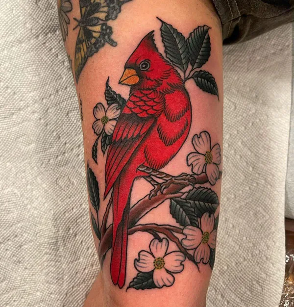 Red Cardinal Tattoo