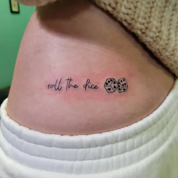 Roll the dice tattoo