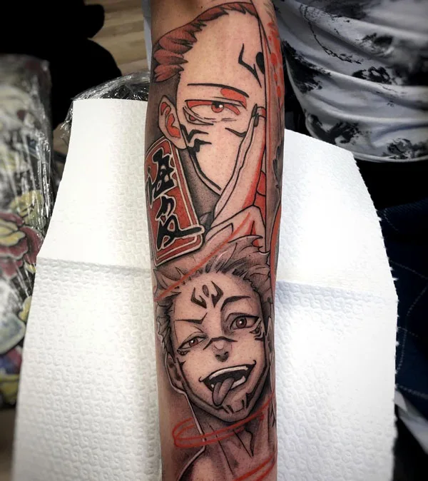 Ryomen sukuna tattoo