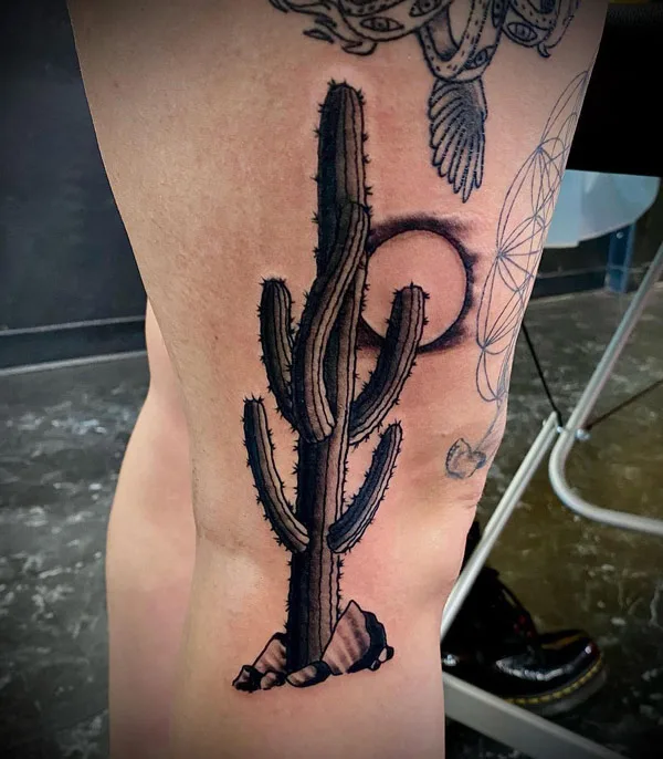 Saguaro Cactus Tattoo 2