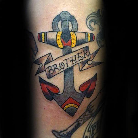 Sailor rip tattoo for brother