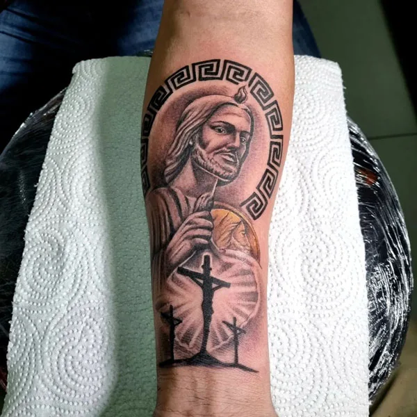 San Judas tattoo 103