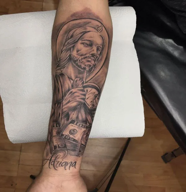 San Judas tattoo 107