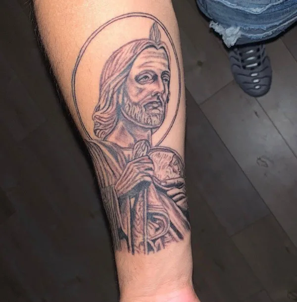 San Judas tattoo 11