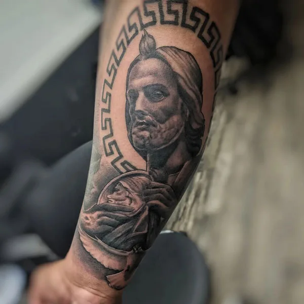 San Judas tattoo 113