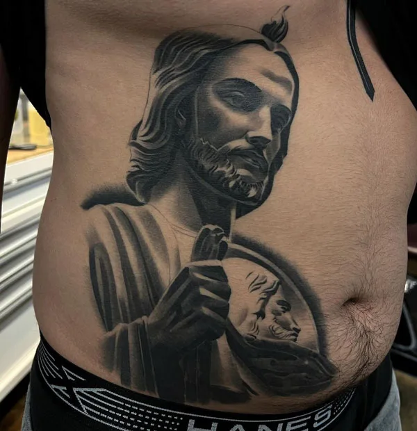 San Judas tattoo 115