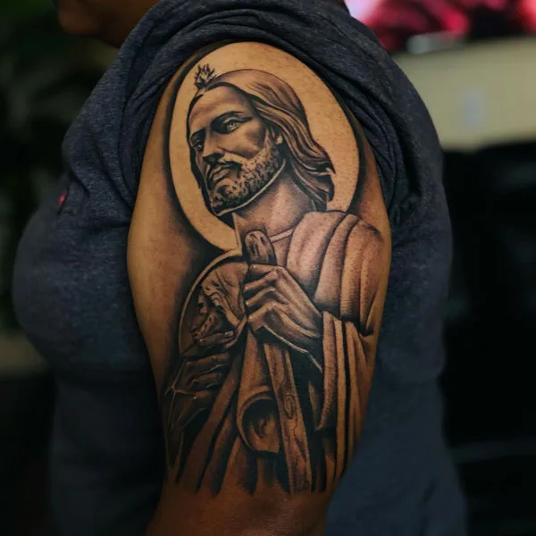 San Judas tattoo 117