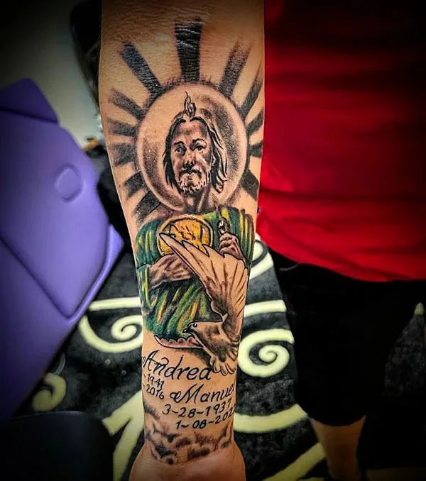 San Judas tattoo 13