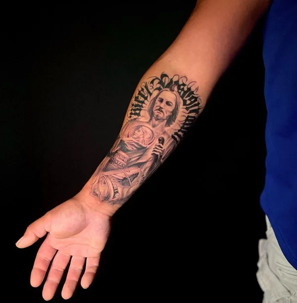 San Judas tattoo 15
