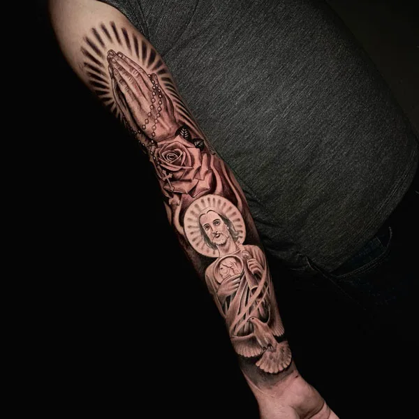 San Judas tattoo 19