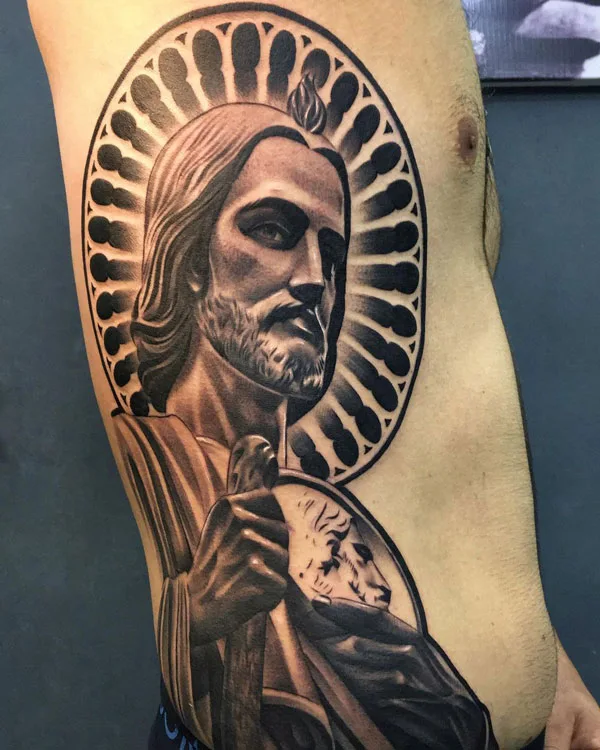 San Judas tattoo 20