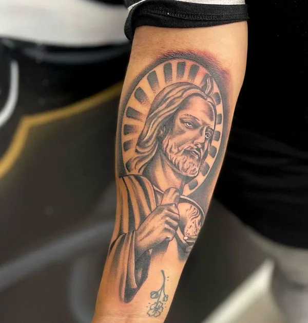 San Judas tattoo 23