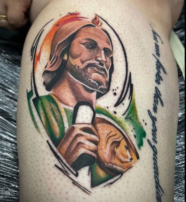 San Judas tattoo 28