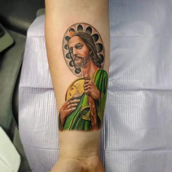 San Judas tattoo 3