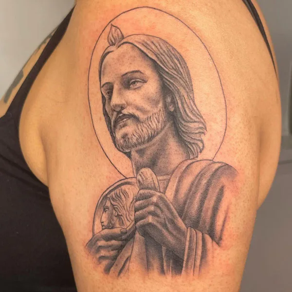San Judas tattoo 31