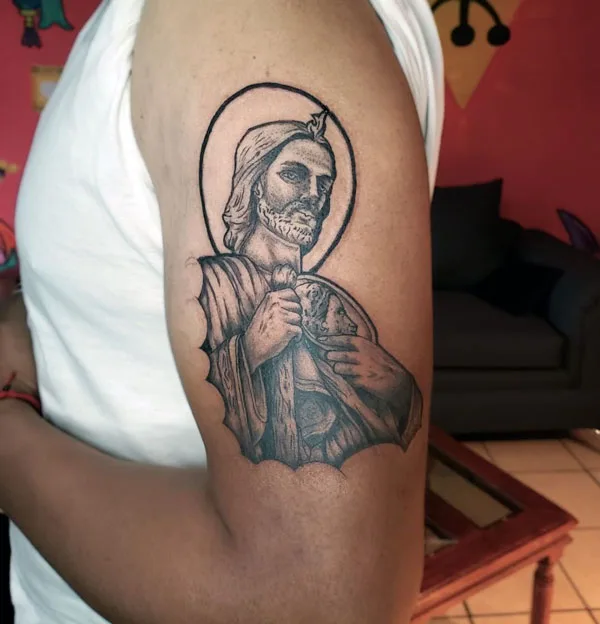 San Judas tattoo 32
