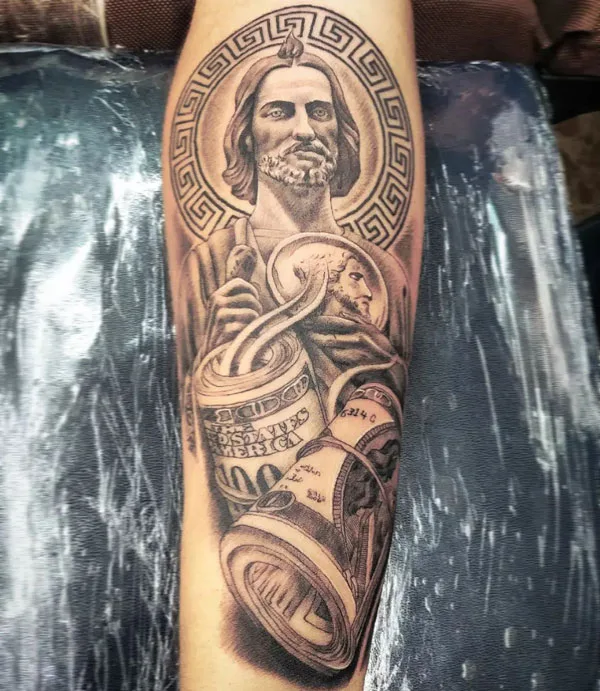 San Judas tattoo 35