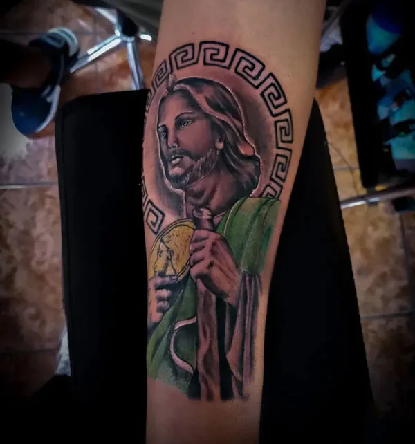 San Judas tattoo 40