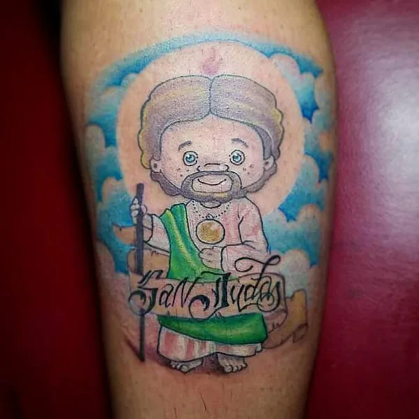 San Judas tattoo 44