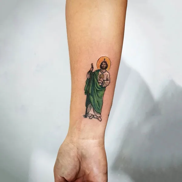 San Judas tattoo 48