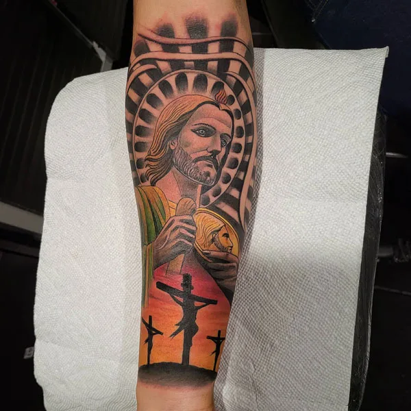 San Judas tattoo 52