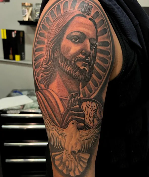 San Judas tattoo 54
