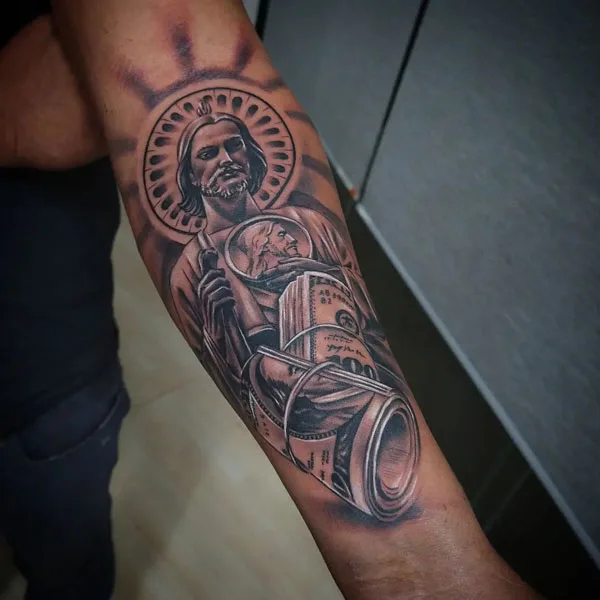 San Judas tattoo 57