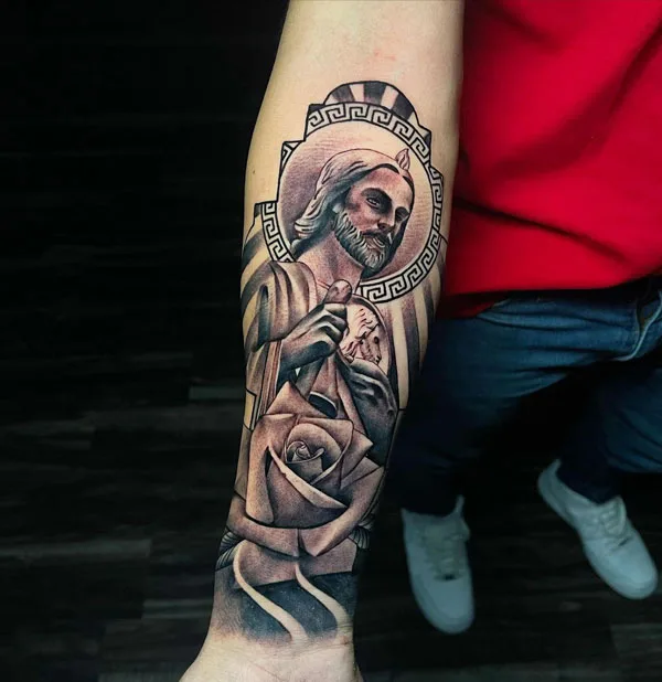 San Judas tattoo 63