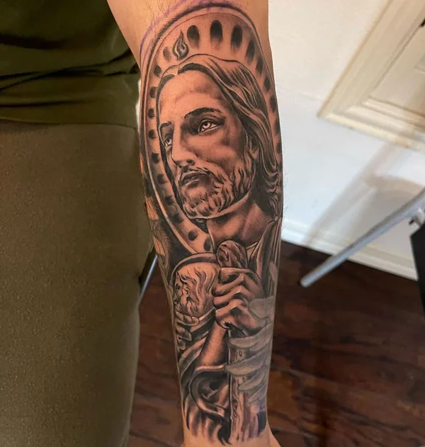 San Judas tattoo 67