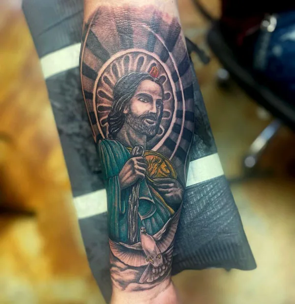 San Judas tattoo 81