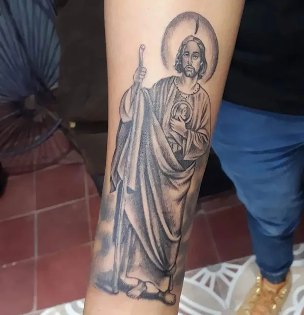 San Judas tattoo 84