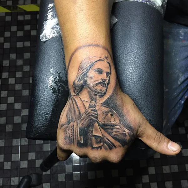 San Judas tattoo 88