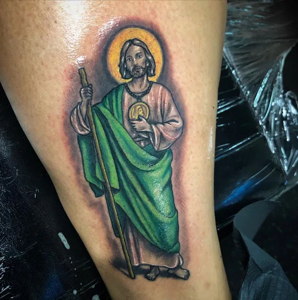 San Judas tattoo 93