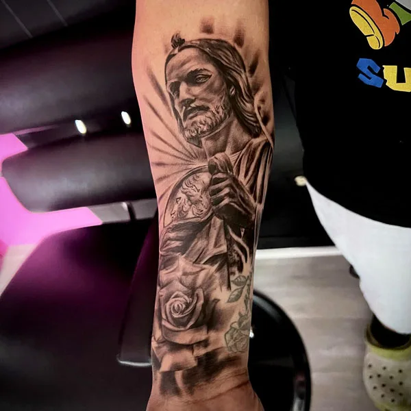 San Judas tattoo 96