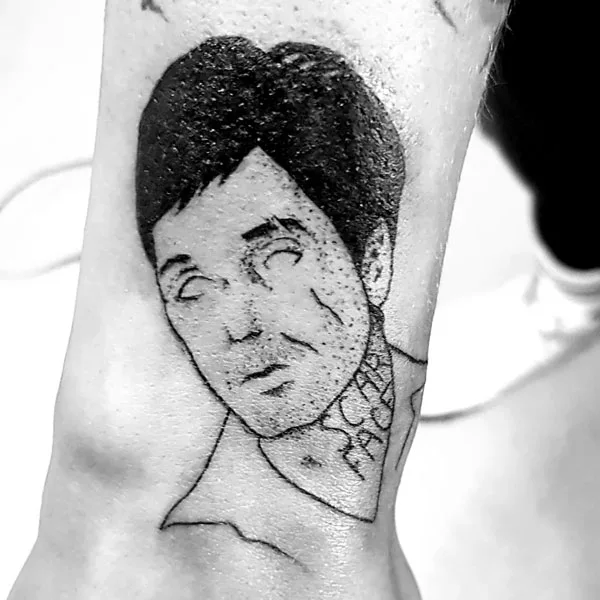 Scarface tattoo stencil