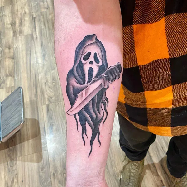 Scream tattoo 102