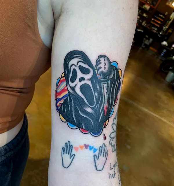 Scream tattoo 104